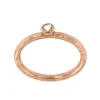 Roman Joyero Anillos<BOJ, anillo de plata rosada con circonita.