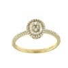 Roman Joyero Anillos<BRIBON, anillo de oro amarillo con diamantes