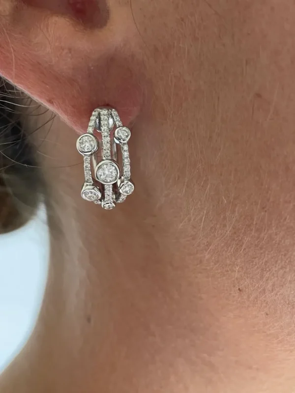 Roman Joyero Pendientes<BROCAL, pendientes de oro y diamantes