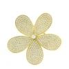 Roman Joyero Broches<Broche de plata PÉTALOS con circonitas