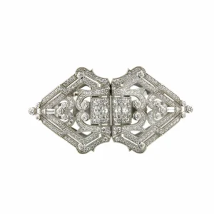 Roman Joyero Broches | Pendientes<Broche desmontable SAPO en plata 925 ml con circonitas