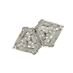 Roman Joyero Broches | Pendientes<Broche desmontable SAPO en plata 925 ml con circonitas