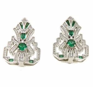 Roman Joyero Broches | Pendientes<Broche EMBLEMA desmontable en pendientes en plata 925 y circonitas.