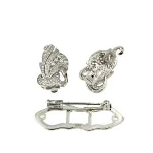Roman Joyero Broches | Pendientes<Broche FRESNO desmontables en pendientes plata 925 y circonitas