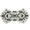 Roman Joyero Broches | Pendientes<Broche HERALDICO desmontable en pendientes en plata 925 y circonitas