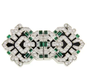 Roman Joyero Broches | Pendientes<Broche HERALDICO desmontable en pendientes en plata 925 y circonitas