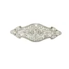 Roman Joyero Broches<Broche JARA art deco en plata de ley 925 con circonitas