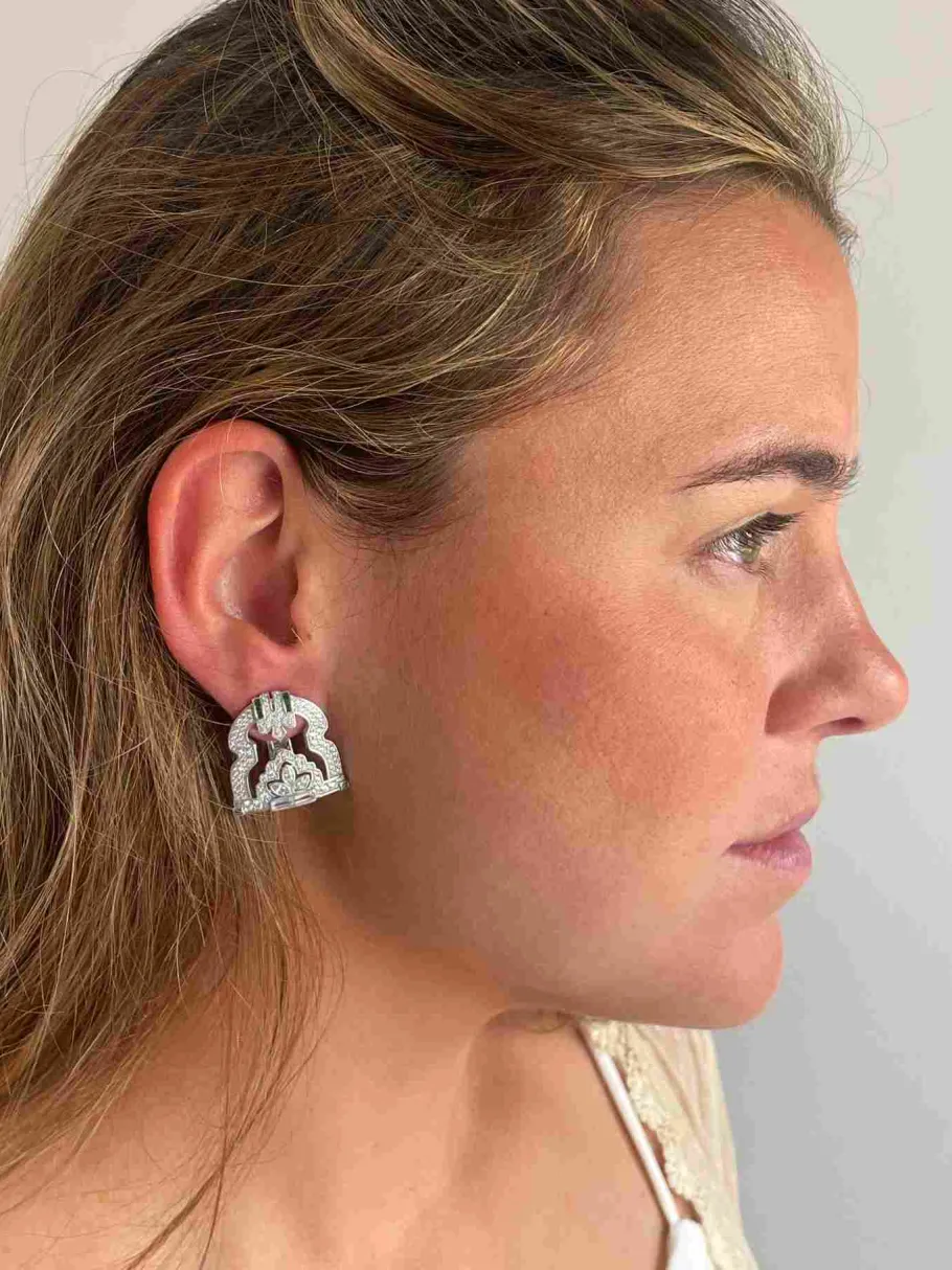broche_lipan_desmontable__5.webp Roman Joyero Broches | Pendientes<Broche LIPAN desmontable en pendientes en plata 925 y circonitas