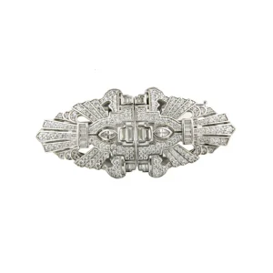 Roman Joyero Broches | Pendientes<Broche pendientes RENO desmontable en plata de 925 ml con circonitas