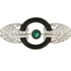 Roman Joyero Broches<Broche POSEIDON plata de 925 ml con circonitas esmalte y piedras