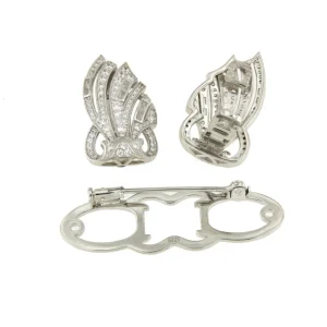 Roman Joyero Broches | Pendientes<Broche PUMA desmontable en pendientes de plata 925ml con circonitas