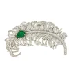 Roman Joyero Broches<Broche TASMANIA maravilloso de plata 925 ml con circonitas esmeraldas