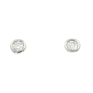 Roman Joyero Pendientes<BROEN, pendientes cortos de oro y dimantes