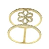 Roman Joyero Anillos<BUMERANG, anillo de oro amarillo con diamantes