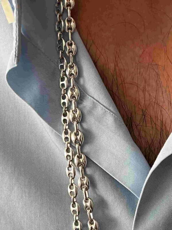 Roman Joyero Cadenas Y Gargantillas<Cadena ALASIA de plata 925 mm eslabón cadena barco ligero