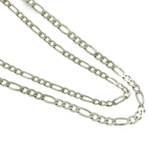 Roman Joyero Cadenas Y Gargantillas<Cadena ALBALI en plata de 925 ml eslabón 3X1 limado clásico