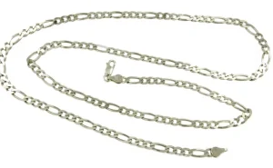 Roman Joyero Cadenas Y Gargantillas<Cadena ALBALI en plata de 925 ml eslabón 3X1 limado clásico