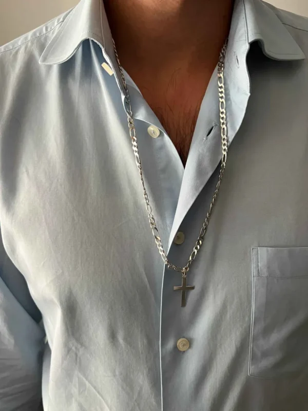 Roman Joyero Cadenas Y Gargantillas<Cadena ALBALI en plata de 925 ml eslabón 3X1 limado clásico