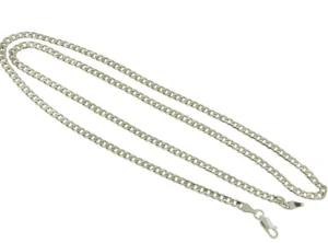 Roman Joyero Cadenas Y Gargantillas<Cadena CORVUS clásica 1X1 barbada limada en plata de ley 925 ml