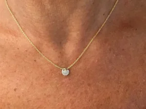 Roman Joyero Cadenas Y Gargantillas<Cadena de oro amarillo AYLIN con dije de diamantes