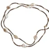 Roman Joyero Cadenas Y Gargantillas<Cadena larga de plata con perlas.