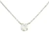 Roman Joyero Cadenas Y Gargantillas<Cadenita ALFA de oro blanco de 18 Kilates con solitario de brillante