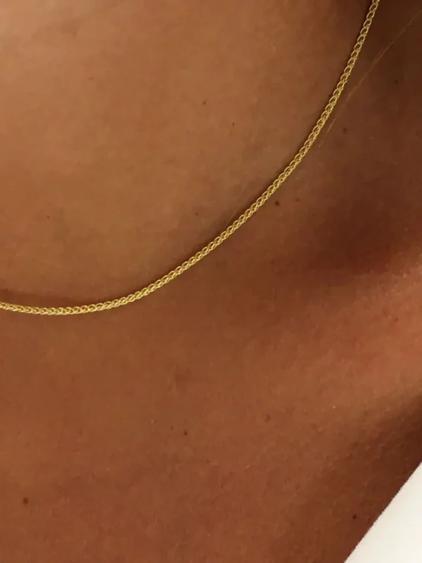 Roman Joyero Cadenas Y Gargantillas<Cadenita AZIZE clásico cordón trenzado oro amarillo 18 kts