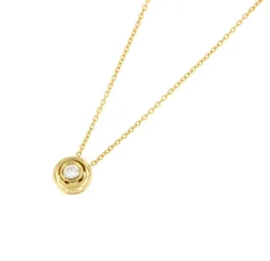 Roman Joyero Cadenas Y Gargantillas<Cadenita BEAUVAIS con dije en oro amarillo 18 ktes y brillante.