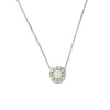 Roman Joyero Cadenas Y Gargantillas<Cadenita CANDELA con dije en oro blanco 18 ktes y brillantes.
