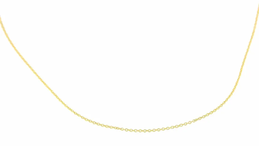 cadenita_fiko_forzada_cls_1.webp Roman Joyero Cadenas Y Gargantillas<Cadenita FIKO forzada clásica en oro amarillo 18 kilates
