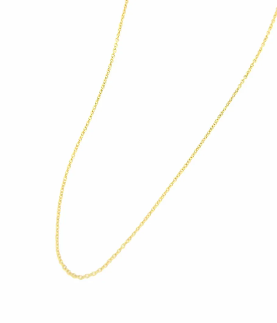 cadenita_fiko_forzada_cls_2.webp Roman Joyero Cadenas Y Gargantillas<Cadenita FIKO forzada clásica en oro amarillo 18 kilates