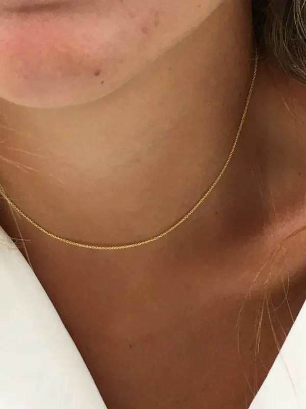 Roman Joyero Cadenas Y Gargantillas<Cadenita FIKO forzada clásica en oro amarillo 18 kilates