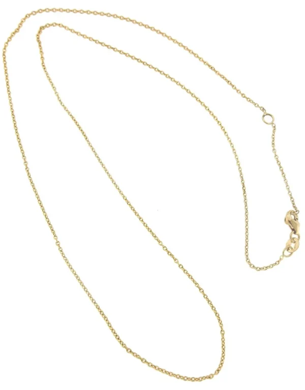 Roman Joyero Cadenas Y Gargantillas<Cadenita YAREN forzada clásica en oro blanco o rosa 18 kilates