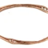 Roman Joyero Pulseras<CASTALIA, pulsera rígida de plata rosada.