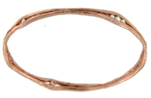 Roman Joyero Pulseras<CASTALIA, pulsera rígida de plata rosada.