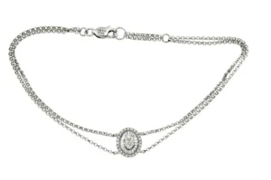 Roman Joyero Pulseras<CHANDON, Pulsera de oro blanco y diamantes