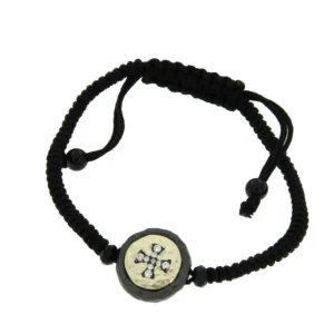 Roman Joyero Pulseras<CHAUCER, pulsera de plata con macrame.