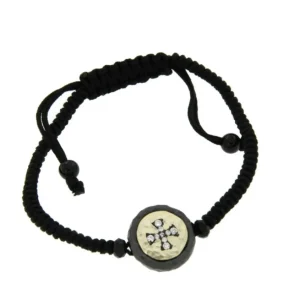 Roman Joyero Pulseras<CHAUCER, pulsera de plata con macrame.