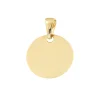 Roman Joyero Colgantes<Colgante chapa redonda SHEREZADE en oro amarillo de 18 Kilates