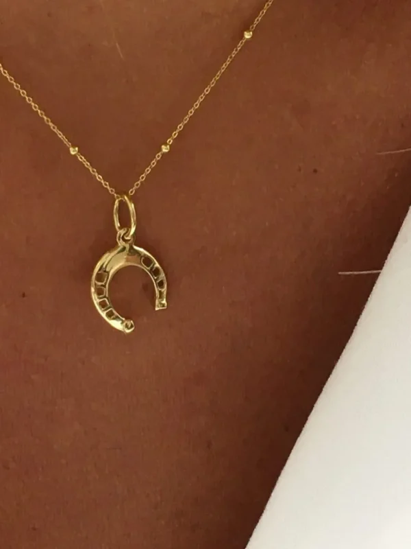 Roman Joyero Colgantes<Colgante con un motivo herradura TANKUT en oro de 18 Kilates