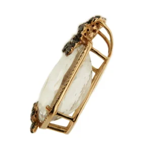 Roman Joyero Colgantes<Colgante HUDSON oro rosa de 18 ktes con brillantes y topacio