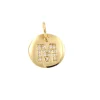 Roman Joyero Colgantes<Colgantes letras LEVENT oro amarillo de 18 kilates y circonitas