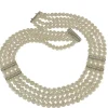 Roman Joyero Broches | Cadenas Y Gargantillas<Collar FILIGRANO de perlas chinas con entrepiezas de plata y circonitas