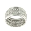 Roman Joyero Anillos<CRASULA, anillo de plata rodiada con circonitas.