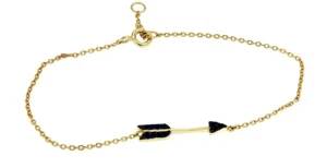 Roman Joyero Pulseras<CUMPARCITA, pulsera de plata dorada con dije en lapislázuli