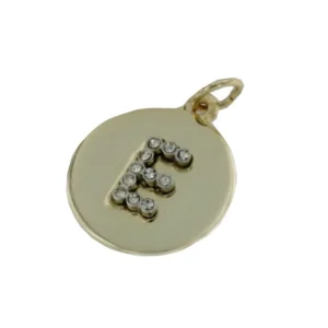 Roman Joyero Colgantes<CYRIUS, colgante en plata con letra E