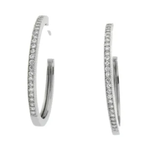 Roman Joyero Pendientes<DELOYS, pendientes de plata con circonitas