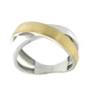 Roman Joyero Anillos<DORINDA, anillo de plata con 2 bandas.