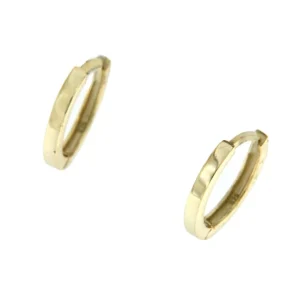 Roman Joyero Pendientes<DRAGO, pendientes de aro en plata dorada