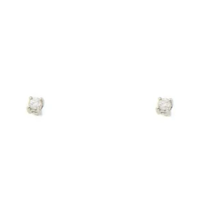 Roman Joyero Pendientes<DRECK pendientes pequeño de brillantes en oro 18 kilates